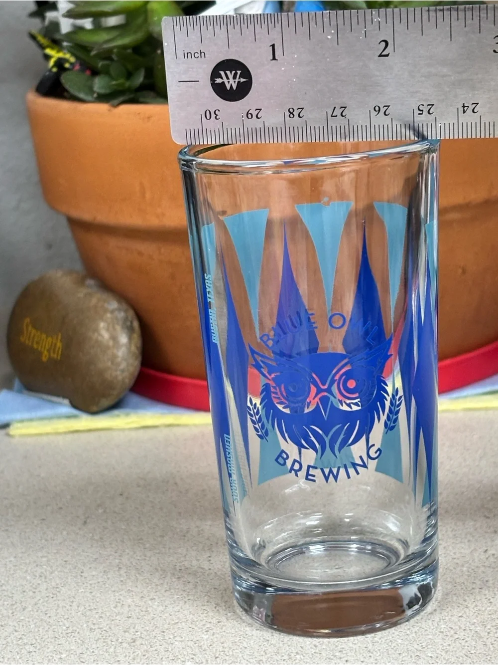 Blue Owl Brewing Drinking Glass